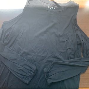 Loft Cold Shoulder Long Sleeve